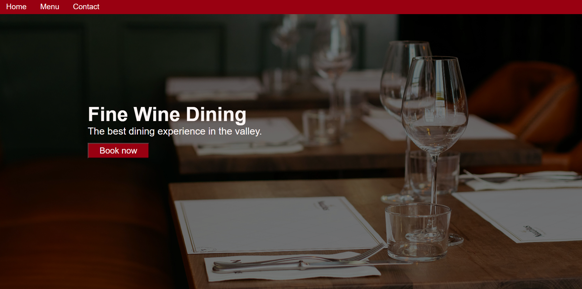 Restaurant website